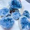 Blue Celestite Geode Quartz Cluste