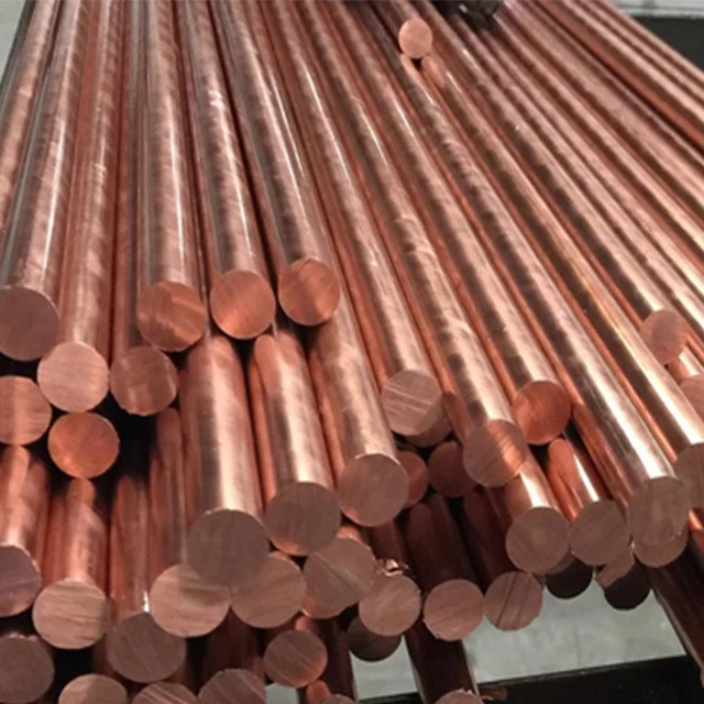 T2 C11000 Pure Copper Round Bar/Rod for Electrochemical/Electroplating