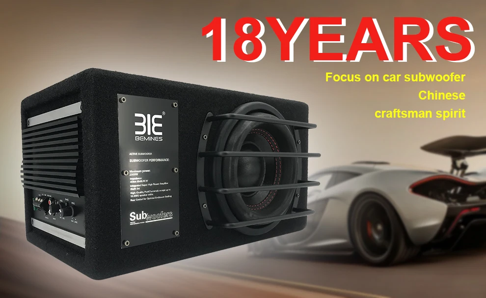 Qmf-war Wolf Ii Rectangular Car Subwoofer Tweeter 150w Bass Audio Car ...