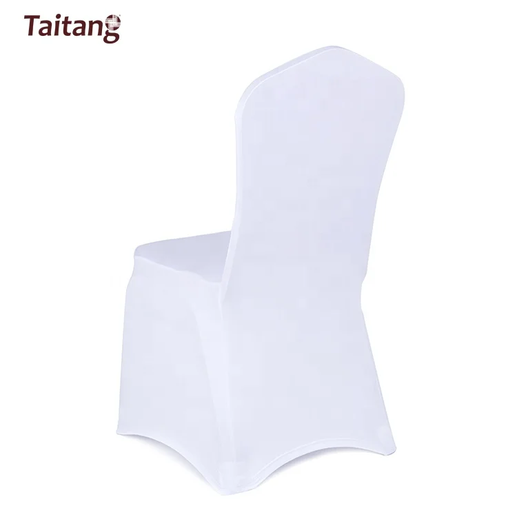 Taitang Hotel Home Decor Spandex Banquet Chair Cover for Indoor