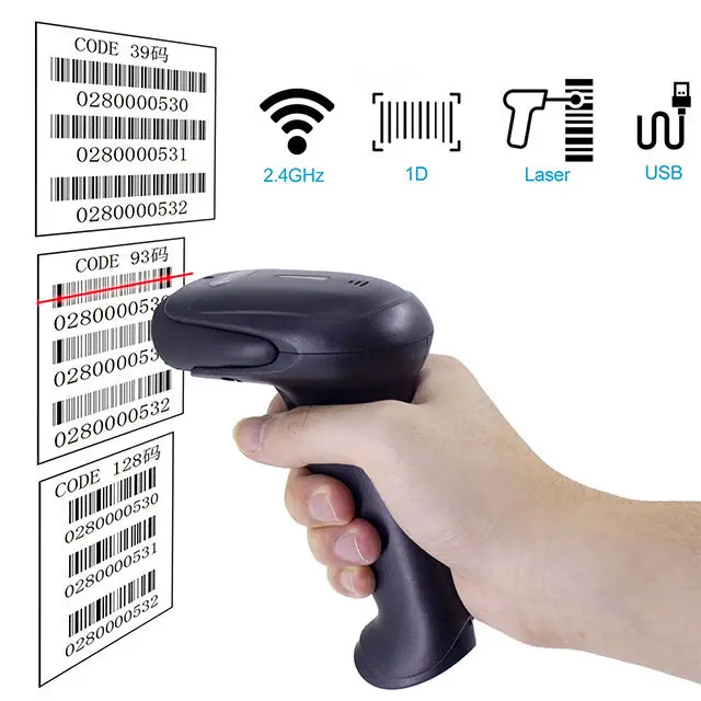 1d&2d Supermarket Handheld Barcode Bar Code Scanner Reader Qr Pdf417 2 ...