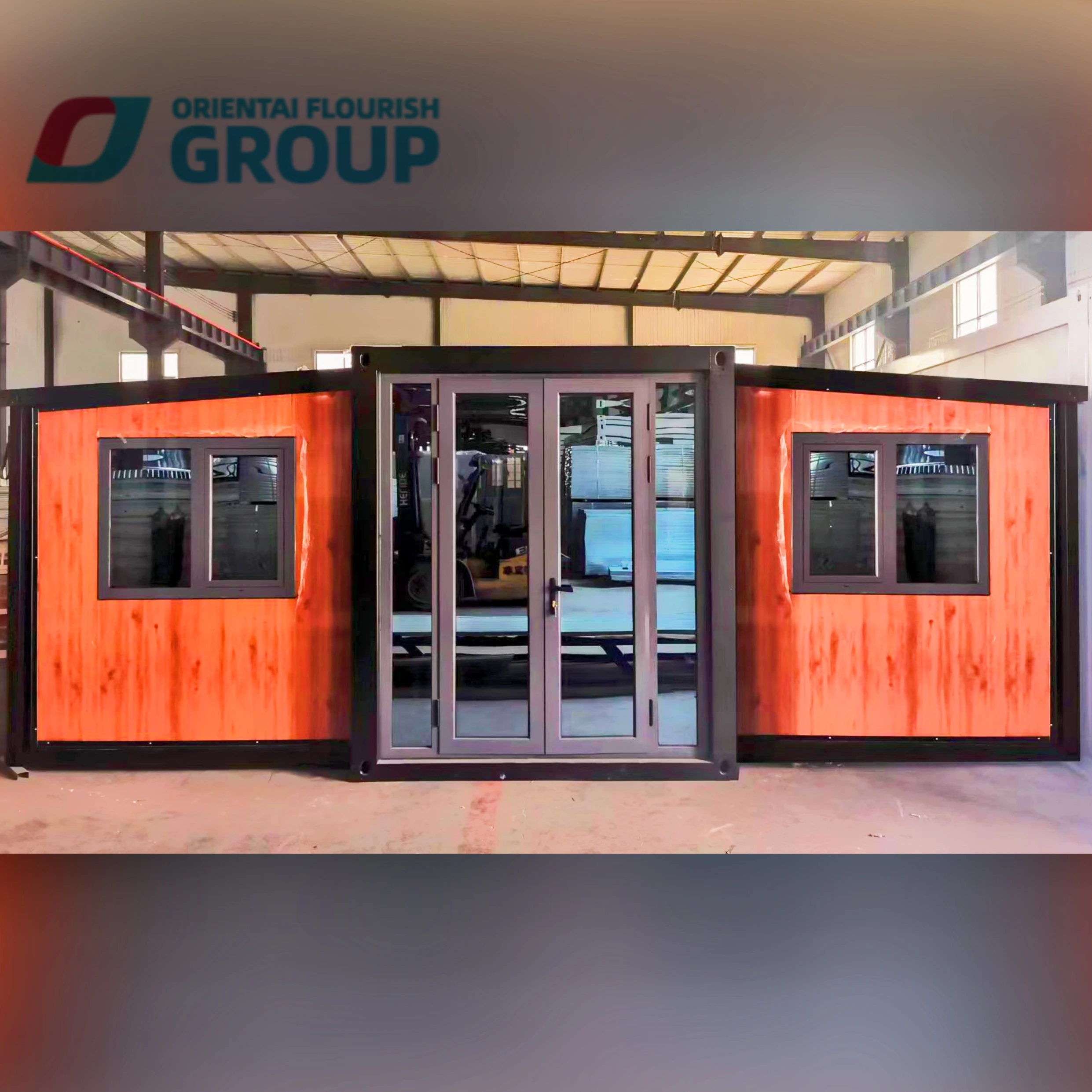 澳大利亚2480毫米高天花板的2br 20英尺集装箱住宅20英尺40英尺折叠可扩展奶奶平板预制Cont