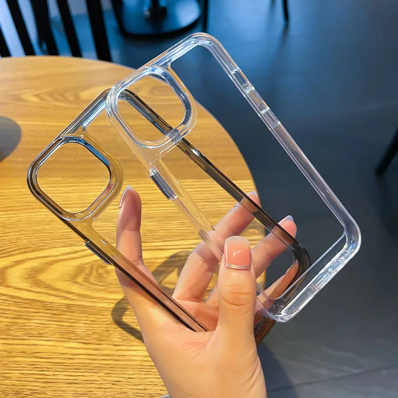 Factory Shockproof Clear Transparent Phone Case Cover for iPhone 16 15 14 13 12 Pro Max Mini 11 X Xs XR 7 8 Plus SE Phone Case