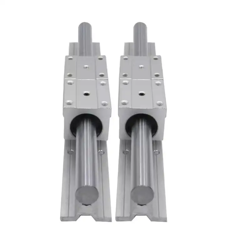 SBR16UU SBR20UU SBR25UU SBR30UU Aluminium Linear Guide Round Linear Guide Block Bearing for CNC Kit