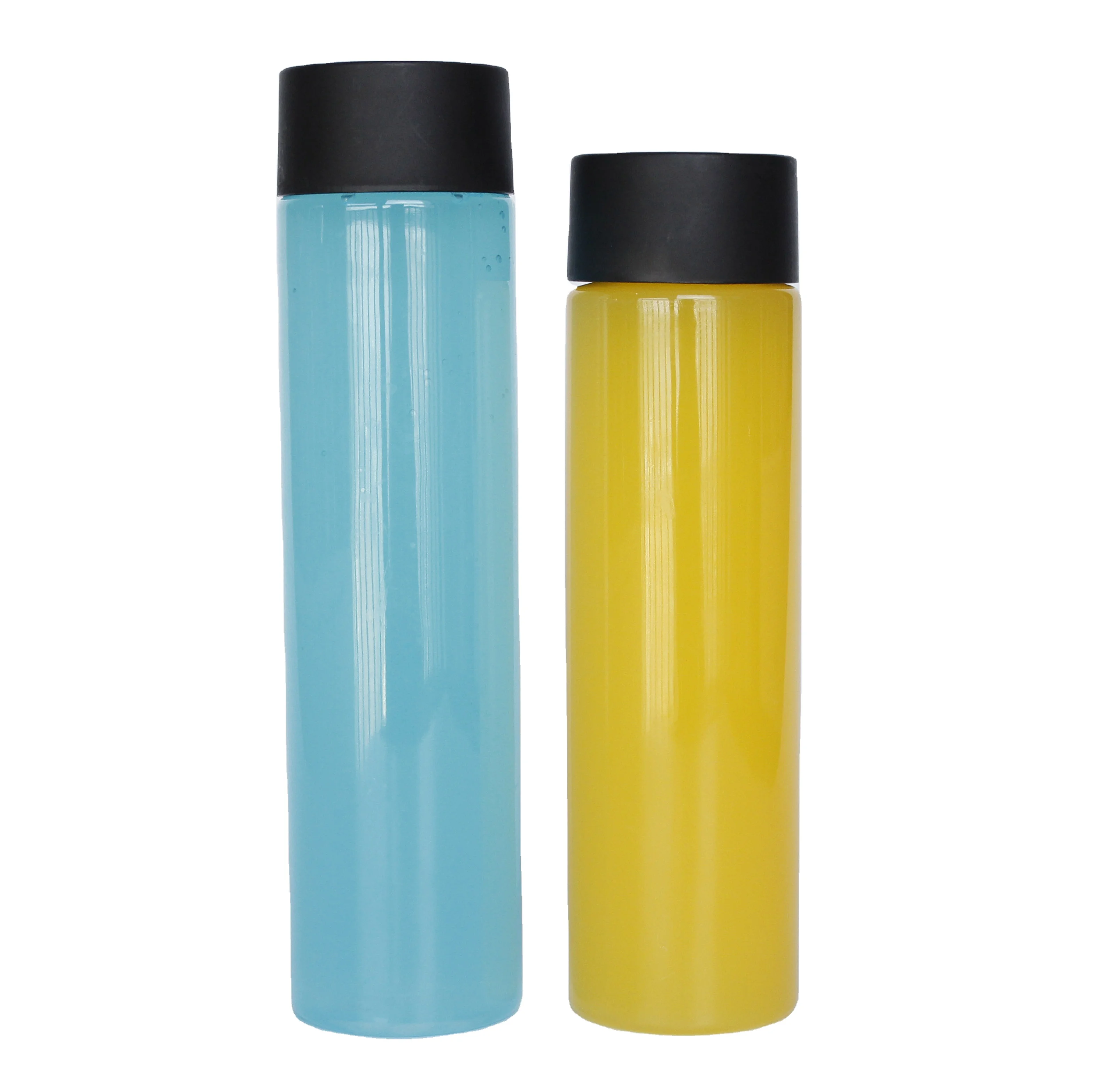 Square juice glass bottle with plastic tamper cap - Glass bottle  manufacturer-MC Glass