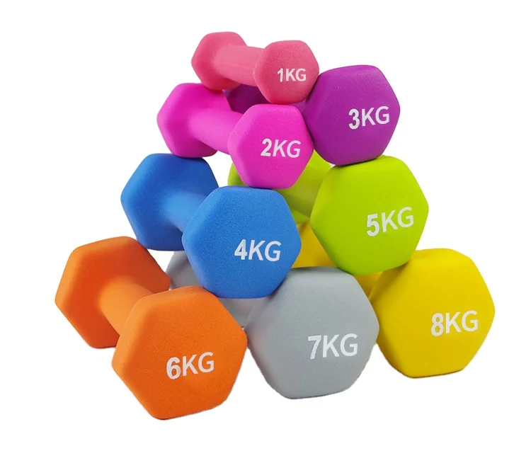 Dumbbell Set Rubber Hex Dumbbell High Quality Dumbles Weight Lifting Dumbbells