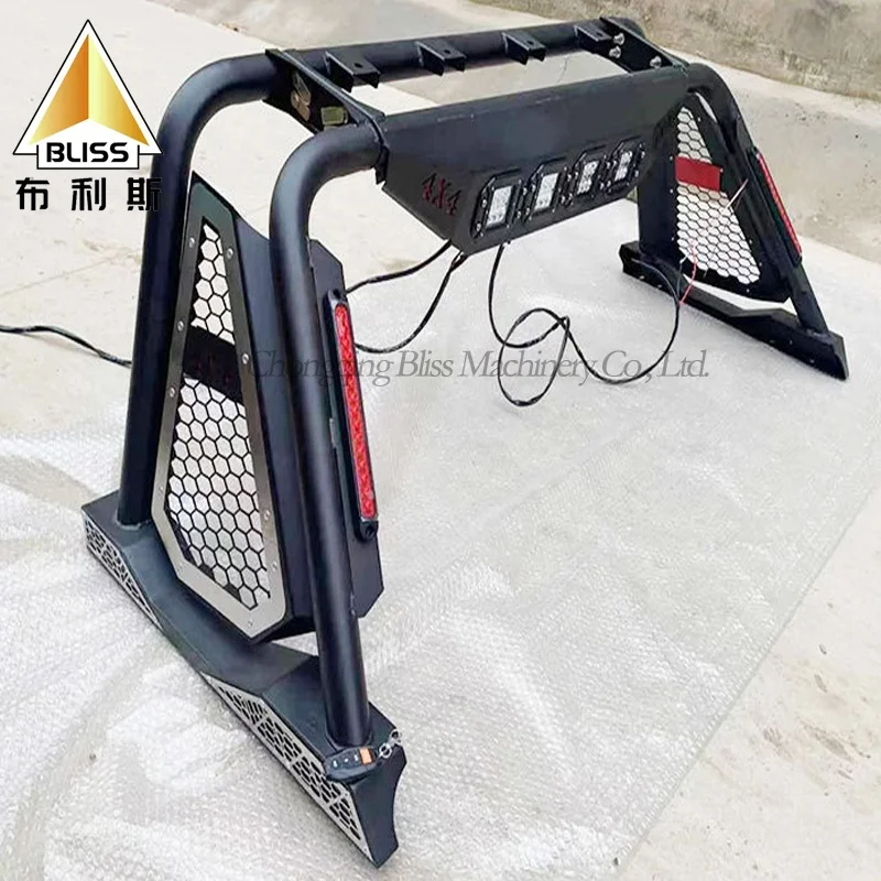 Truck Rack Roll Bar 4x4 Pickup Gantry Adjustable Universal Truck Roll
