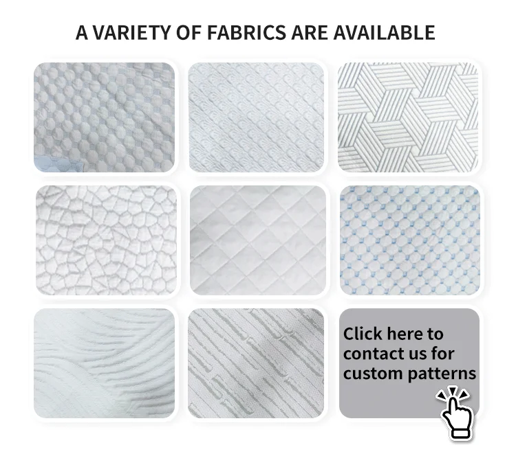 zipper removable four fold memory foam mattress cover-7