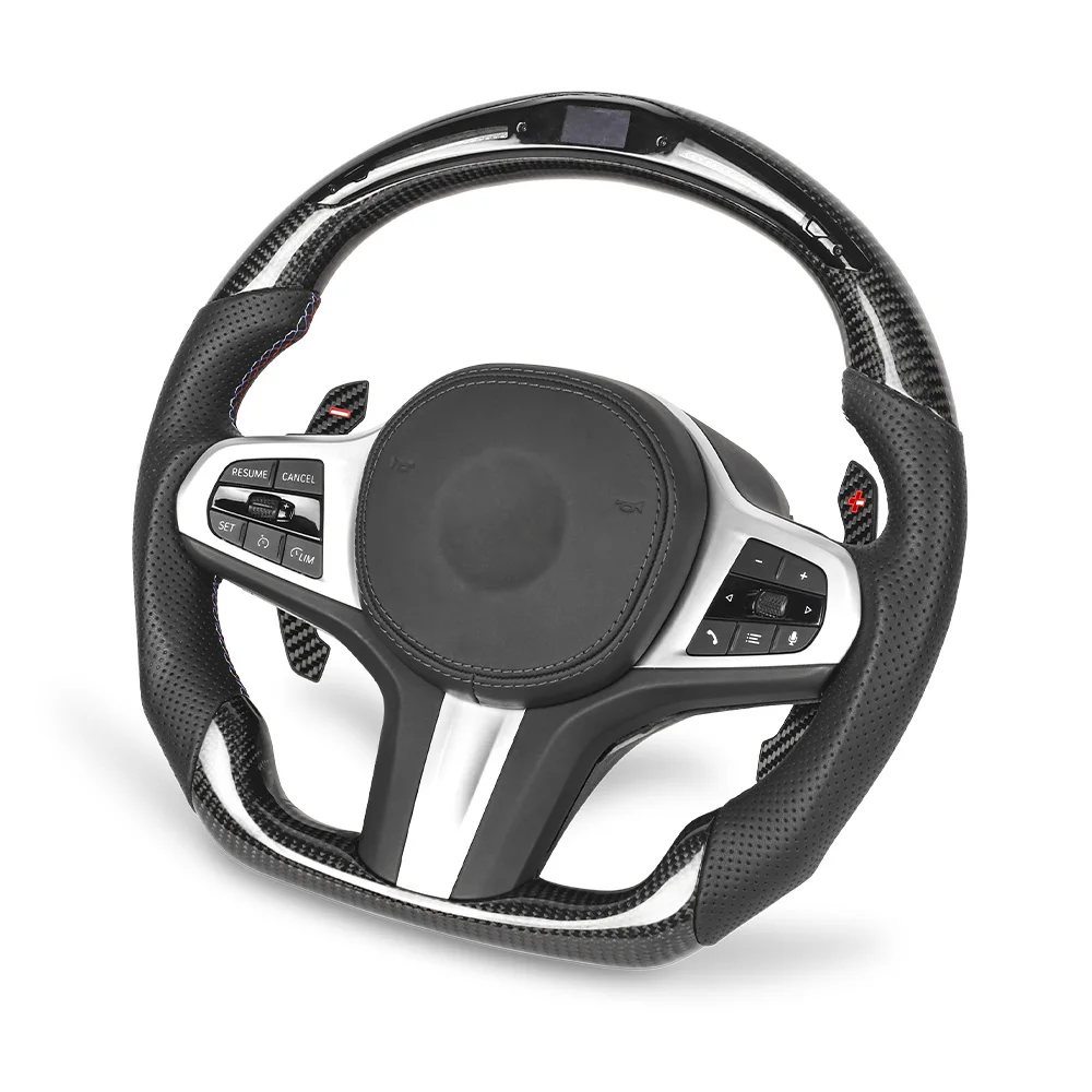 Flat Bottom Custom Steering Wheel Custom For Classic Cars Fit For Bmw G