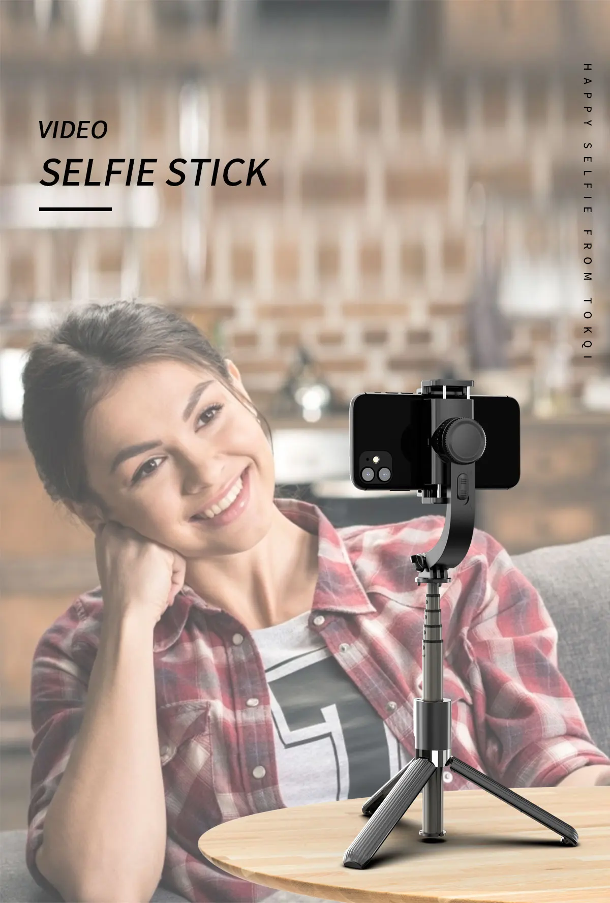portable wireless tripod selfie stick mini extendable monopod