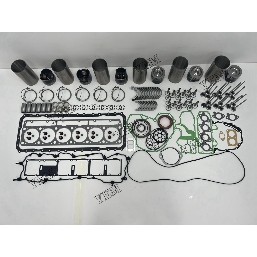 C7 Overhaul Rebuild Kit With Bearings Piston Rings Full Gasket Set Engine Valve Liner Kit for Caterpillar