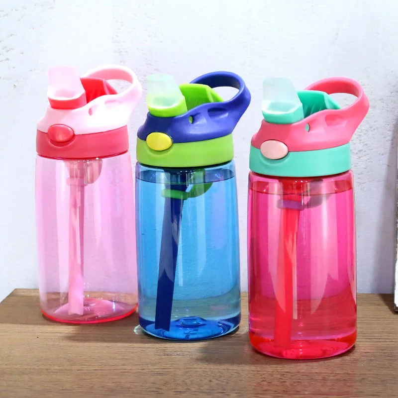 500ml BPA Free Kids Clear Plastic Water Bottle with Straw Drinking Children  Drink School Cute Giant Water Bottle for Kids - China Water Bottle and Plastic  Water Bottle price