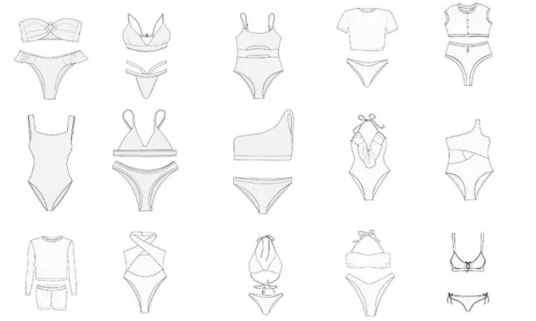 Swimwear Bikini Manufacturing Custom Bikini One Two Pieces Swimsuit ...