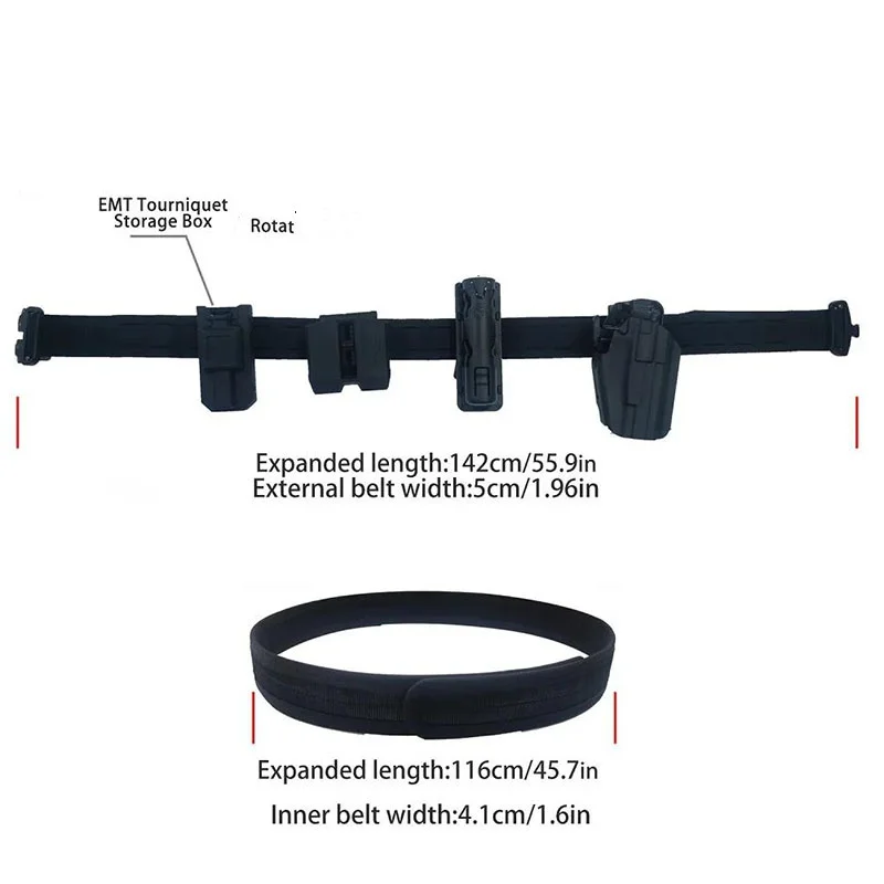 Quick-release Multi-functional Premium Buckle Tactics Belt Mountaineering Duty Outdoor Tactical Multifunctional Belt