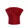 Chapeau rond haut rouge