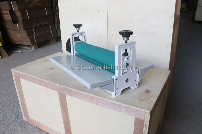 LBS350 350mm Manual Cold Laminating Machine Factory Supply for Advertising Image Lamination Compatible A3 A4 A5 A6 Paper Sizes