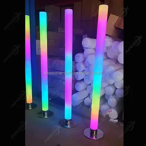 Hot Selling Modern RGB LED Tube Light Remote Controlled Color Changing Light