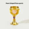 Quarzo rosa a forma di cuore