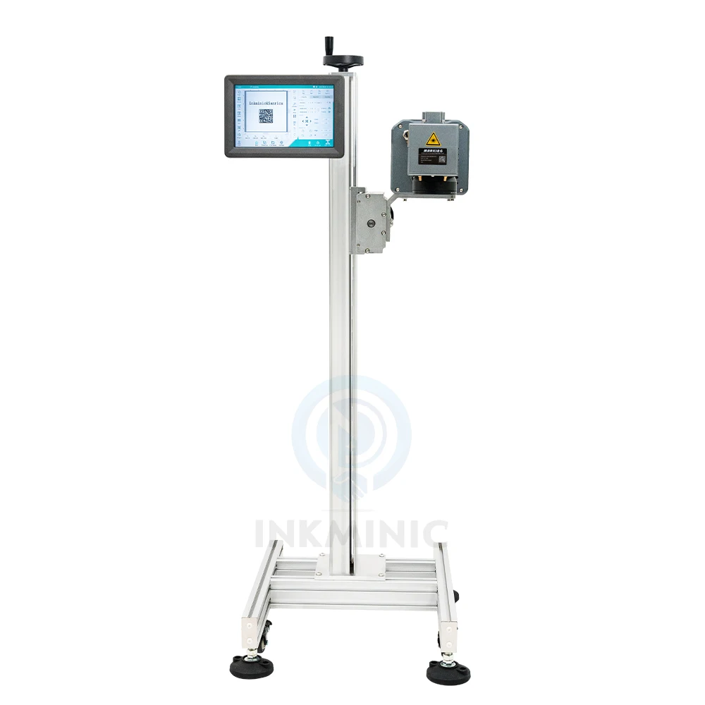 Flying Engraving Device Mark QR Code Text CO2 Coherent CRD BC 30W 40W 60W  Laser Marking Machine for Food Drink Production Line