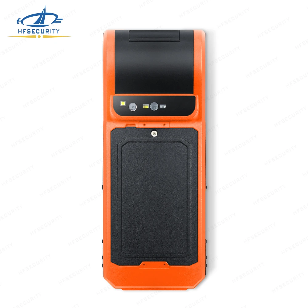 HFSecurity FP09 Android 4G Fingerprint Thermal Printer Barcode Scanner Terminal