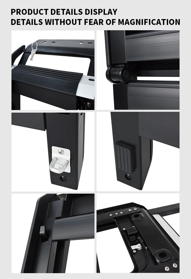 Foldable Side Door Ladder Aluminum Alloy Deployable Side Window Ladder for Land Rover Defender 90 110 Roof Side Ladder supplier