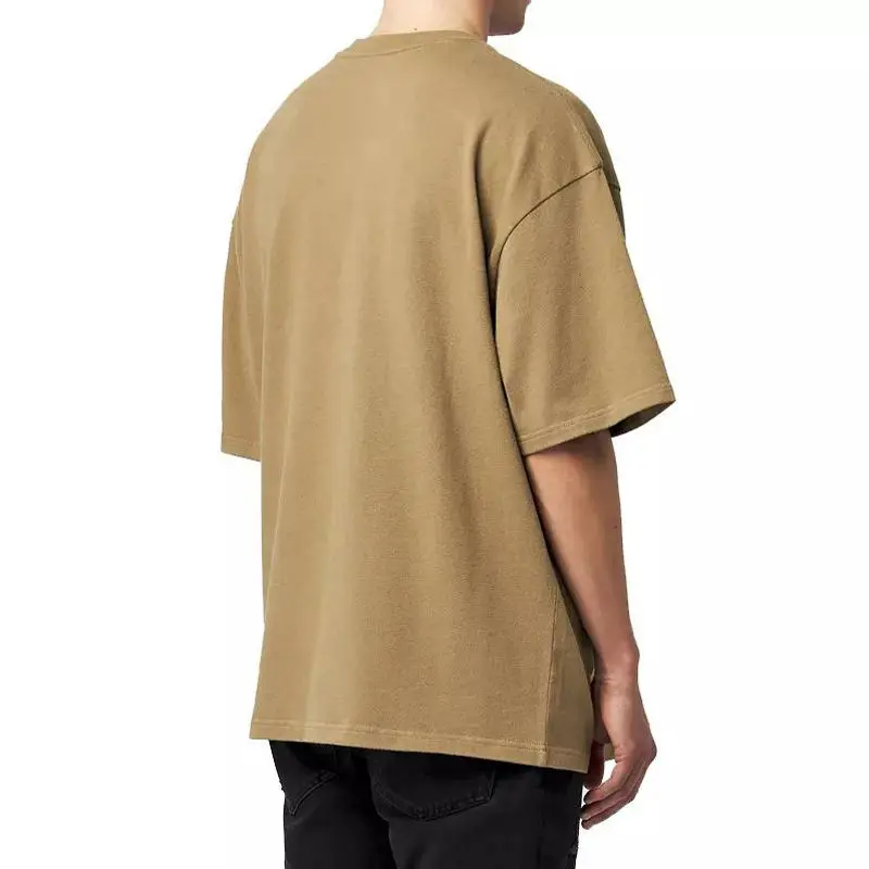 Blank Plain Heavyweight 100% Cotton T Shirt Streetwear Custom Men ...