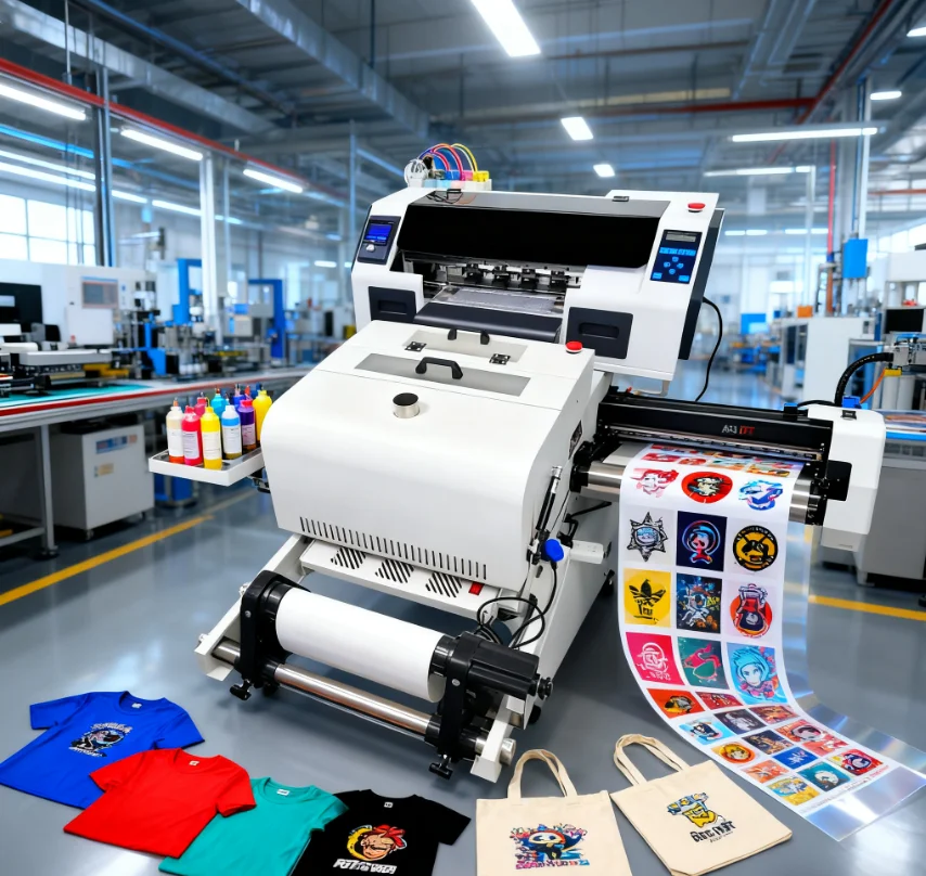 For Dual I3200 DTF Printer Machine for T Shirts Hoodies Caps-Factory Supplier of Pigment Ink-Dye Sublimation Technology