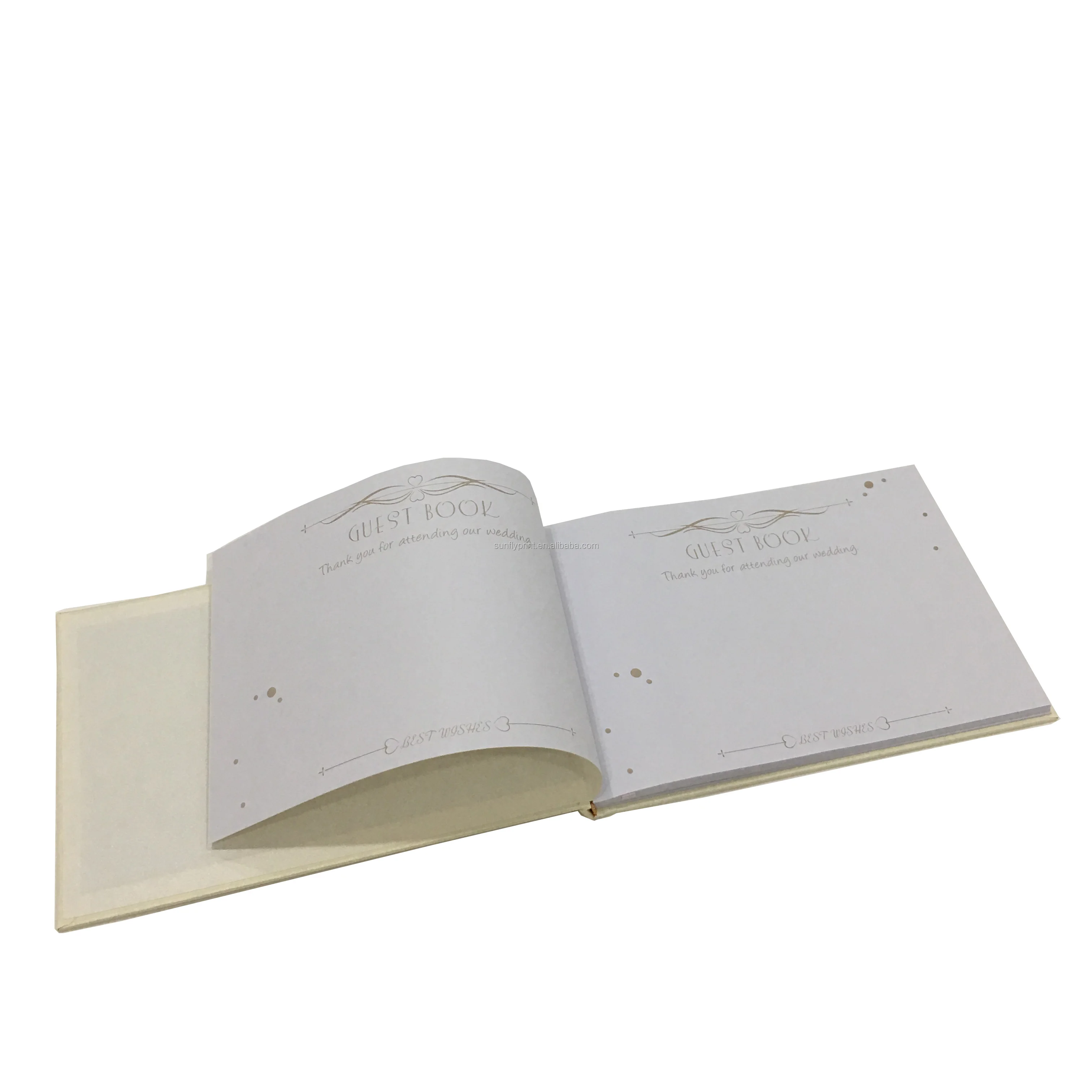 
Индивидуальная печать на свадебной гостевой книге 