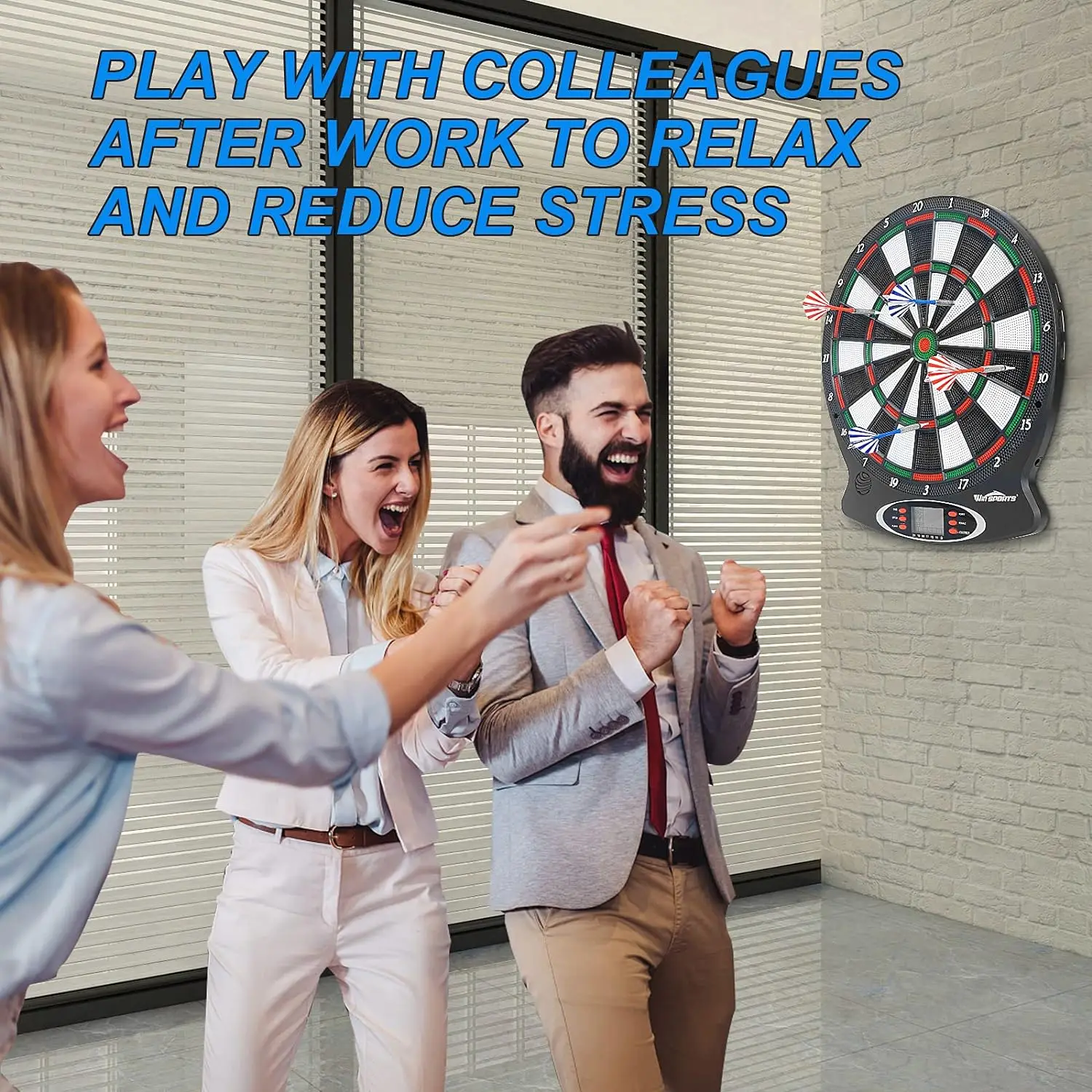 odm professional e electronic dartboard set with plastic material and 6 darts-11