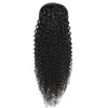 human hair ponytail curly hair