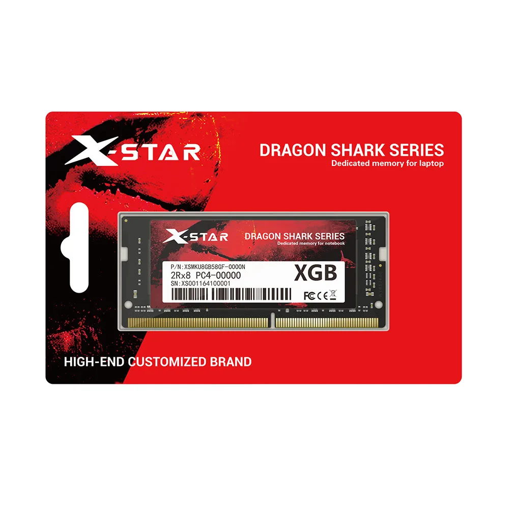 X-Star ddr4 sodimm PC4-19200 laptop 8gb ram