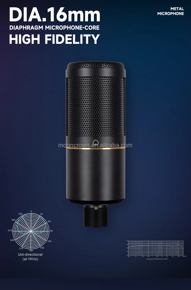 ZX-320 Condenser Microphone - Professional Live Streaming