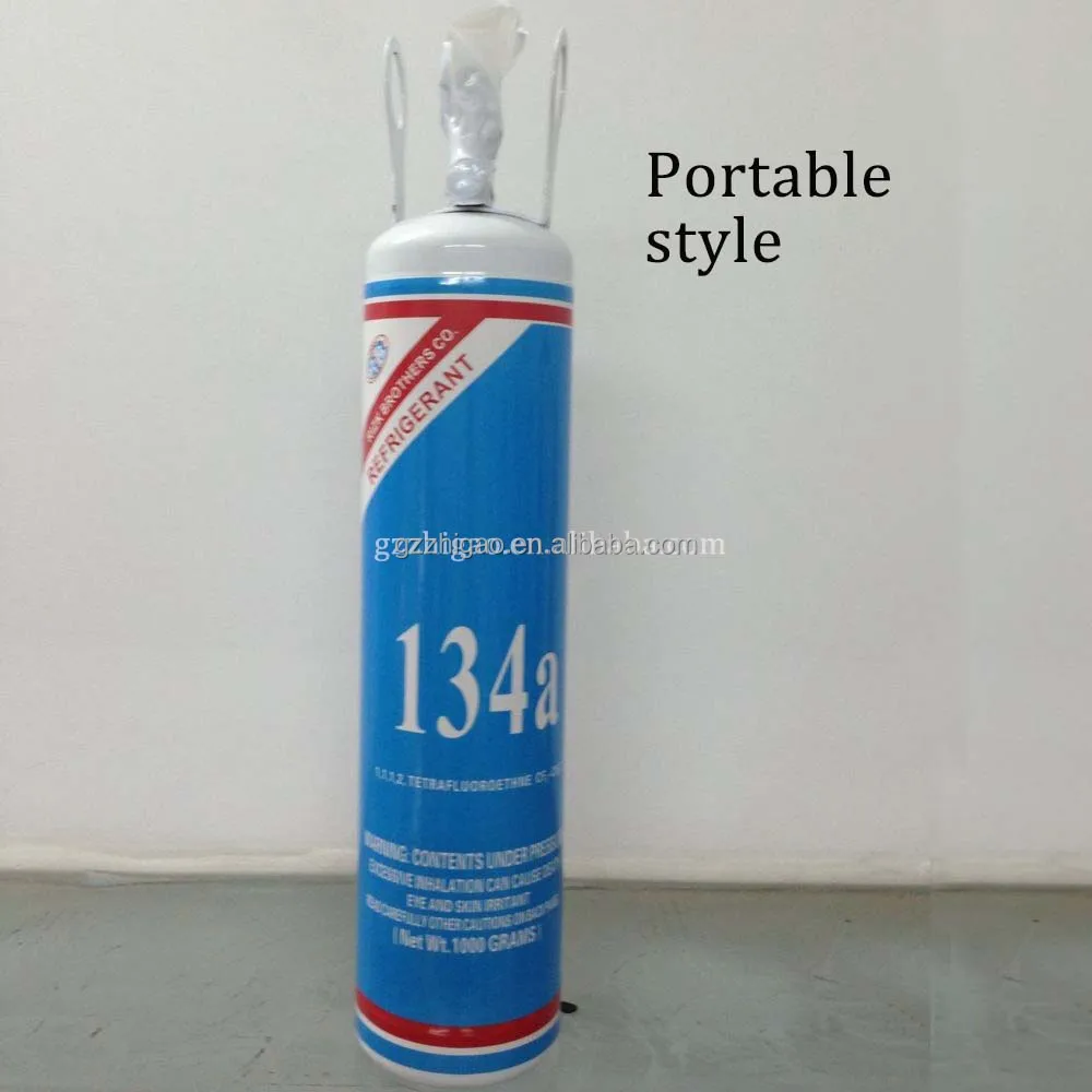 Factory Price Small Order R134a Refrigerant Gas 1000g 800g 13.6kgs ...