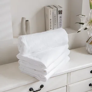 Premium High Density 100% Cotton Hotel Towel  - Superior Absorbency, White Hand Towels for 5 Star Hotels