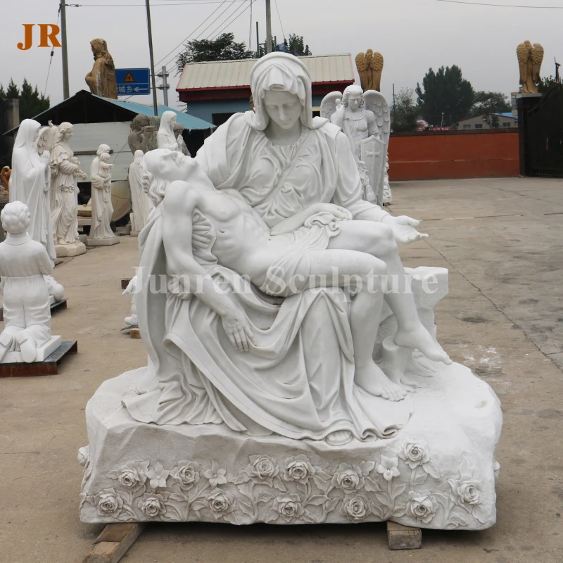 Garden Stone Statue Pieta Michelangelo Marble Buy Garden Stone Statue