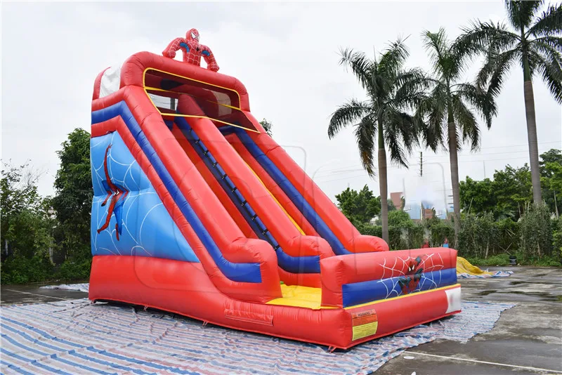 2019 новый стиль надувная горка Человек-паук, мультяшная надувная горка для продажи, надувная Милая горка для детей