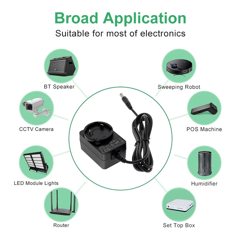 5V 4A DC Detachable Power Adapter