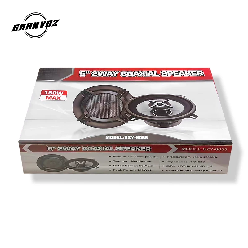 High-quality Mid-range Speaker Powerful 2-ways Coaxial Car Speaker 5 Inch Full-range Car Speaker System