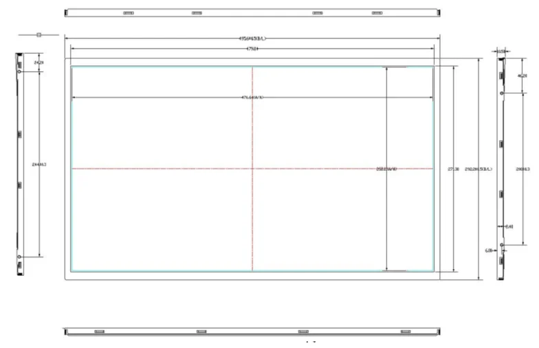 21.5 Inch 1000-3000 Nit CS-215FHB-N40 LCD panel High Brightness Tft Lcd Module Screen Support 1920x1080 With RTD2513A borad factory