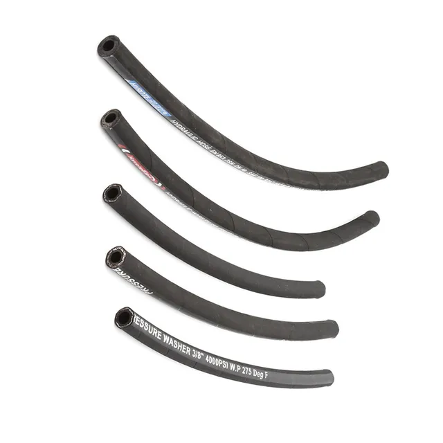 High Pressure Washer Hose Synthetic Rubber with Steel Wire Reinforcement Cuttable 100m/50m Rope Length