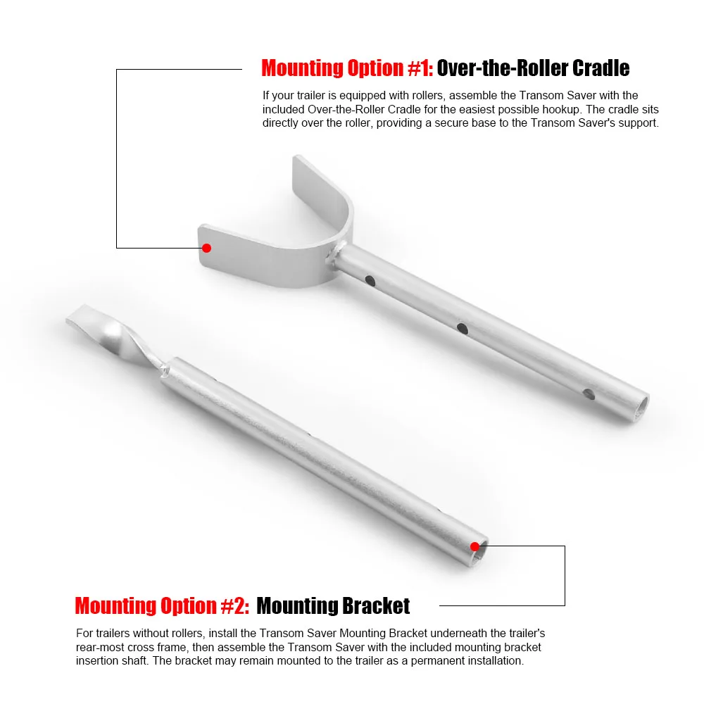 Adjustable Heavy-Duty Universal Transom Saver for Outboards up to 150 ...