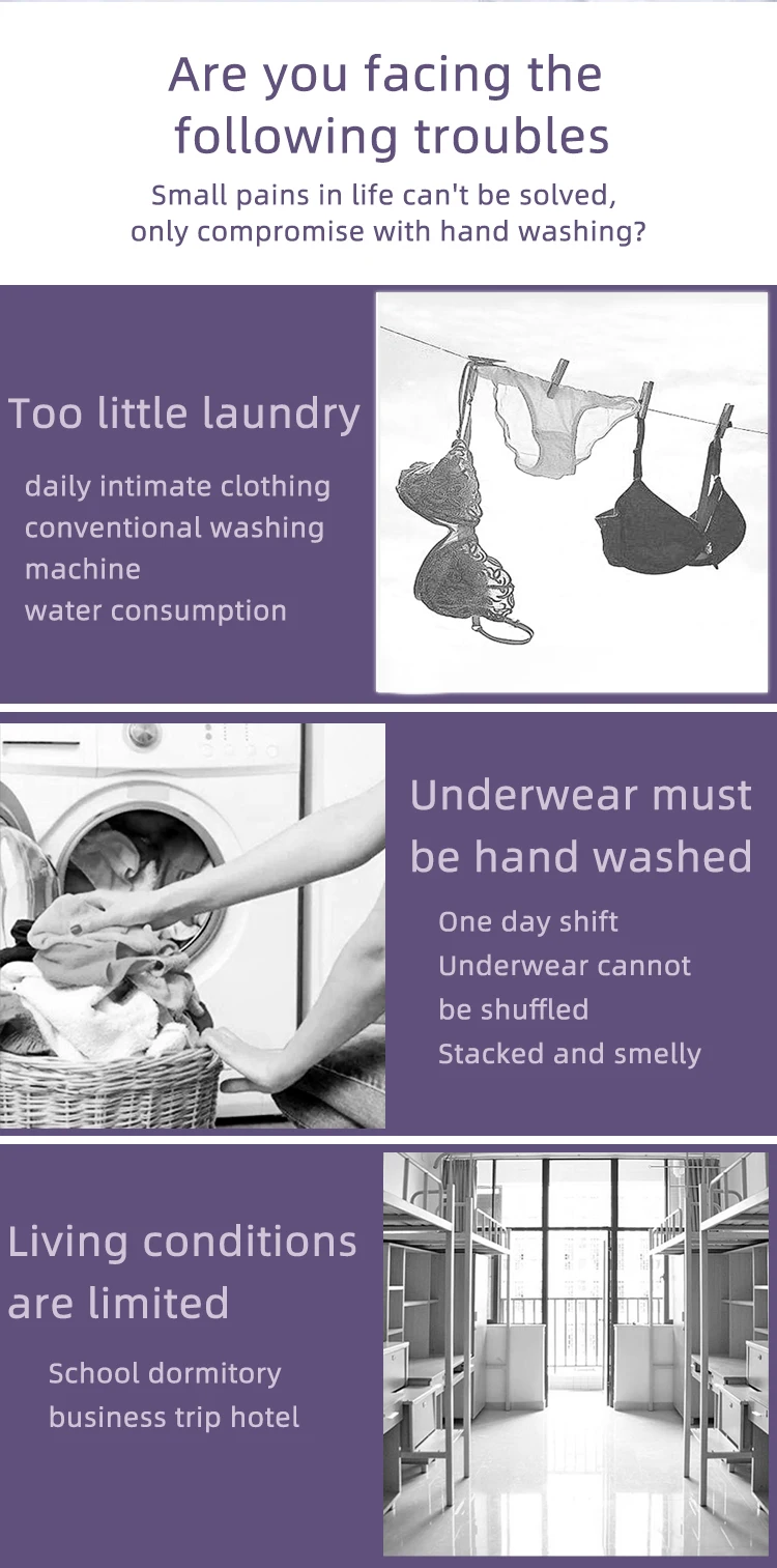 Factory Price Miniwashingmachine Front Loader For Socks Mini Washing