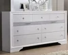 White + Solid Wood + Contemporary