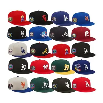 Customized Logo Snapback Baseball Caps Original Fitted Hats 6 Panel Sports Gorras Men Embroidery Beisbol Caps Al Por Mayor