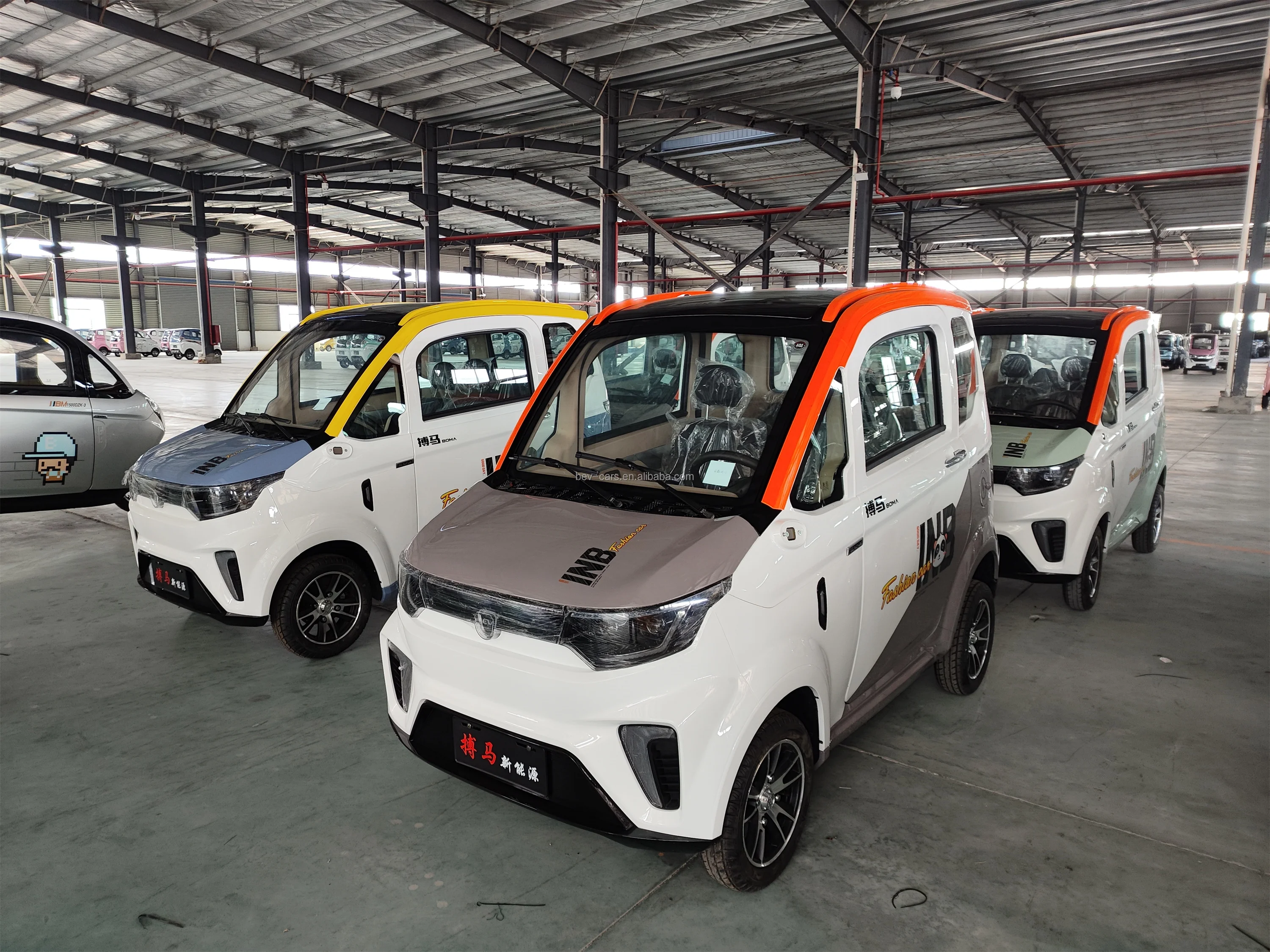 EEC承認の中国製2人乗りミニ電動車 - レザーシート & 手動調整