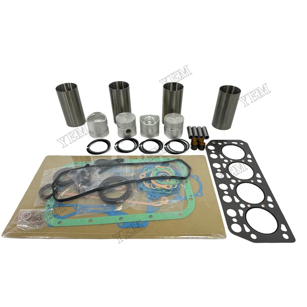 For Mitsubishi K4D Overhaul Kit With Gasket Set Diesel Engine Spare Parts 5