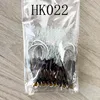 Ten double hooks