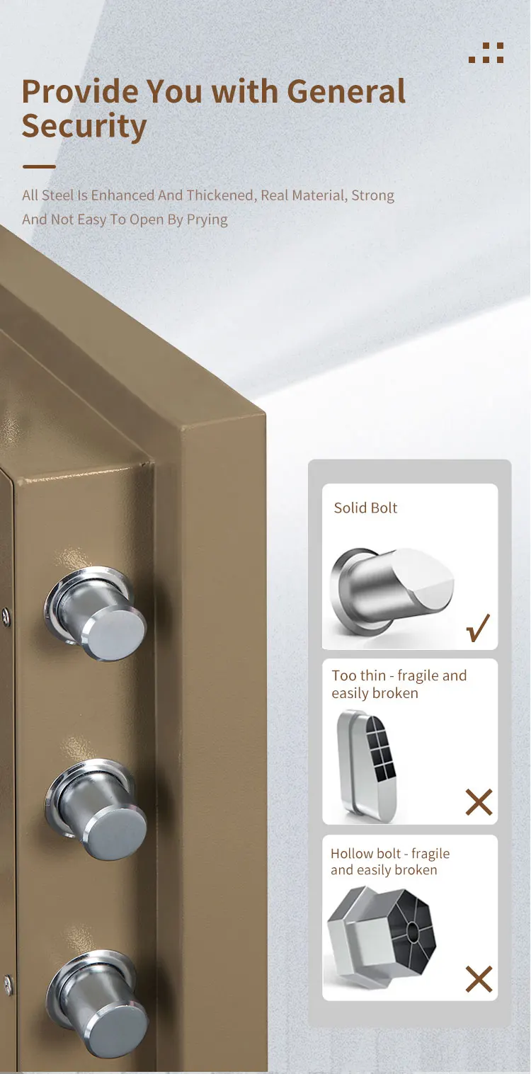 CEQSAFE High-end Resistant Fireproof Safe Box Electronic Digital Safe Cash Box factory