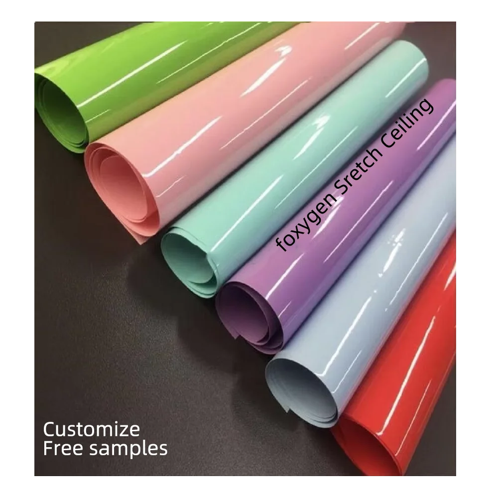 premium pvc glossy stretch ceiling membrane 1550m customize  get free samples-0