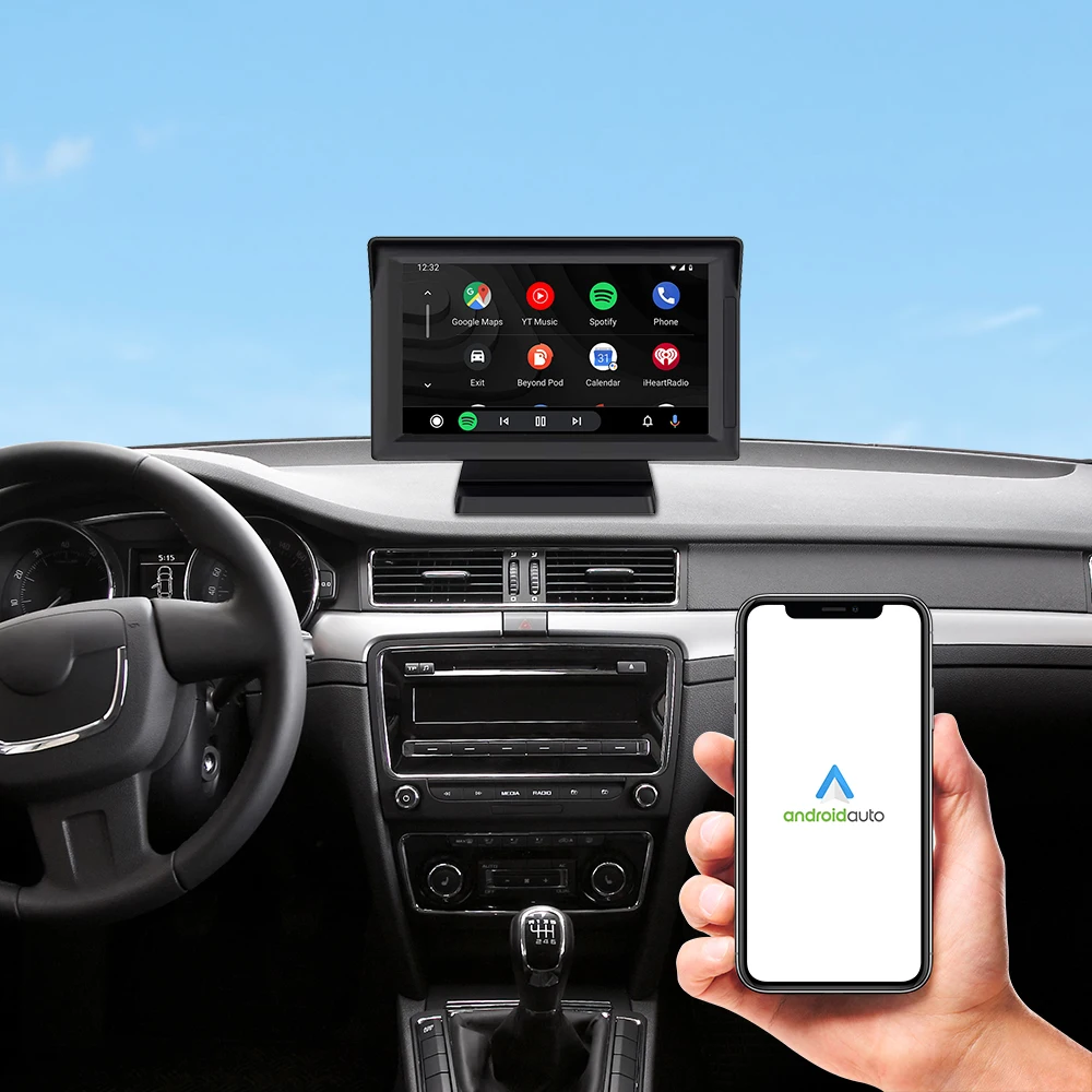 Multimedia Display Car Monitor Gps Navigation Linux Infotainment Wireless Android Auto Portable Carplay Tablet Car Media Player